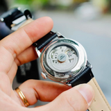Orient Bambino Version 7 Black Leather Strap Men Watch RA-AC0M02B30B