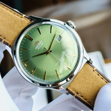 Orient Bambino Version 4 Brown Leather Strap Men Watch RA-AC0P01E10B