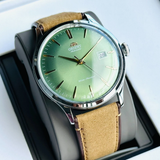 Orient Bambino Version 4 Brown Leather Strap Men Watch RA-AC0P01E10B