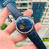 ORIENT RA-AG0005L10B BLUE LEATHER MEN'S WATCH