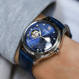 Orient Blue Dial Leather Strap Women Watch RA-AG0018L10B