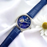 Orient Blue Dial Leather Strap Women Watch RA-AG0018L10B