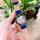 Orient Blue Dial Leather Strap Women Watch RA-AG0018L10B