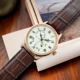 Orient Version 3 Classic Brown Leather Strap Men Watch RA-AK0007S30B