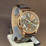 Orient Classic Sun & Moon Brown Dial Automatic Men's Watch RA-AK0009T10B