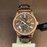 Orient Classic Sun & Moon Brown Dial Automatic Men's Watch RA-AK0009T10B