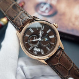 Orient Classic Sun & Moon Brown Dial Automatic Men's Watch RA-AK0009T10B