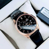 Orient Automatic Black Dial Leather Strap Men Watch RA-AK0309B10B