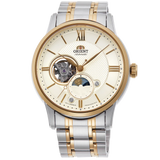 Orient Open Heart Two-Tone Stainless Steel Strap Men Watch RA-AS0007S30B