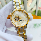 Orient Open Heart Two-Tone Stainless Steel Strap Men Watch RA-AS0007S30B