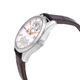 Orient Casual White Dial Brown Leather Strap Men Watch RA-BA0005S10B