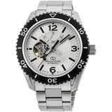Orient Star Silver Stainless Steel Strap Men Watch RE-AT0107S00B