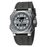 Infantry Revolution Series The Dual Timer (Grey) Silicone Strap Men Watch REVO-AD-01-V2