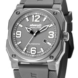 Infantry Revolution Series The Autopilot Grey Silicone Strap Men Watch REVO-AUTO-04-V2