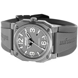 Infantry Revolution Series The Autopilot Grey Silicone Strap Men Watch REVO-AUTO-04-V2