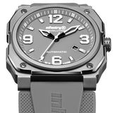 Infantry Revolution Series The Autopilot Grey Silicone Strap Men Watch REVO-AUTO-04-V2