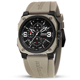 Infantry Revolution Series The Chrono Mater Dessert Silicone Strap Men Watch REVO-CHR-03-V3