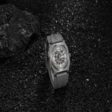 Infantry Revolution Series The Skeleton Grey Silicone Strap Men Watch REVO-SKL-04-V2