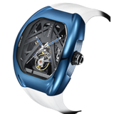 Cronus Art Sport R1 Precision White Strap Men's Watch -  Skeleton Dial | RI-002