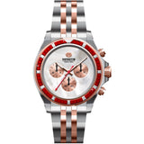 INFINITIE GORGEOUS RED WITH SILVER STEEL WATCH RM-D3-08
