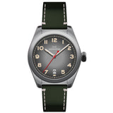 INFINITIE OVETTO GREY DIAL BLACK LEATHER STRAP WATCH RM-R4-03