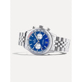 Ratio Street Racer Blue Dial Stainless Steel Men's Watch - Reverse Panda | RTC014