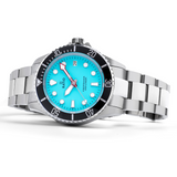 Ratio FreeDiver Sapphire Stainless Steel Ice Blue Dial Quartz RTF032 200M Men's Watch