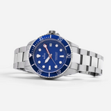 Ratio Free Diver Silver Stainless Steel Strap Men's Watch RTF033
