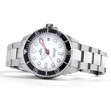 Ratio FreeDiver Sapphire Stainless Steel White Dial Quartz RTF037 200M Men's Watch