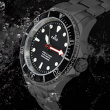 Ratio Free Diver Silver Stainless Steel Strap Men's Watch RTF041