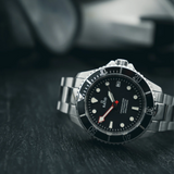 Ratio Free Diver Silver Stainless Steel Strap Men's Watch RTF041