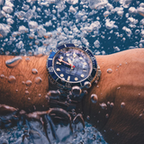 Ratio Free Diver Silver Stainless Steel Strap Men's Watch RTF043
