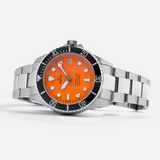 Ratio Free Diver Silver Stainless Steel Strap Men's Watch RTF045