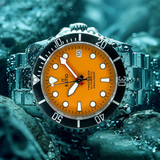 Ratio Free Diver Silver Stainless Steel Strap Men's Watch RTF045