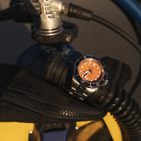 Ratio Free Diver Silver Stainless Steel Strap Men's Watch RTF045
