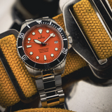 Ratio Free Diver Silver Stainless Steel Strap Men's Watch RTF045
