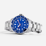 Ratio FreeDiver GMT Series Sapphire Stainless Steel Blue Dial Automatic RTF053 200M Men's Watch