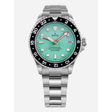 Ratio FreeDiver GMT Series Sapphire Stainless Steel Green Dial Automatic RTF059 200M Men's Watch