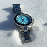 Ratio Free Diver Silver Stainless Steel Strap Women's Watch RTFL837
