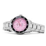 Ratio FreeDiver Sapphire Stainless Steel Candy Pink Dial Automatic RTFL839 200M Women's Watch