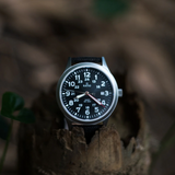 Ratio Free Diver Black Canvas Strap Men's Watch RTQ023