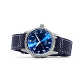 Ratio Skysurfer Pilot Blue Sunray Dial Leather Automatic RTS302 200M Men's Watch