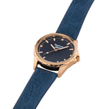 Reebok Blue Dial Leather Strap Women Watch RV-CRE-L2-A3LT-T3