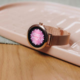 Reebok Glow Rose Gold Milanese Strap Women Watch RV-GLO-L0-A3S3-BB