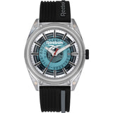 Reebok Walker Black Silicone Strap Men Watch RV-WAL-G3-PZIB-KB