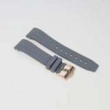 FKM Rubber Watch Strap: Grey