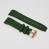 FKM Rubber Watch Strap: Green