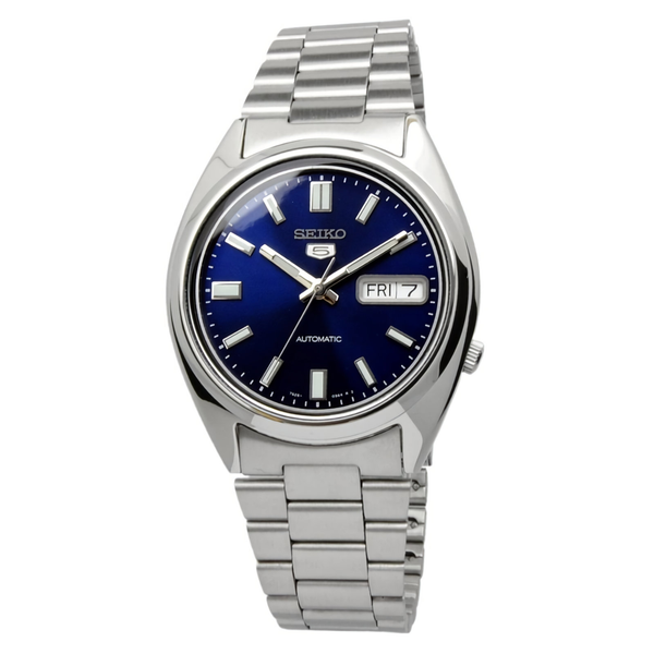 Seiko 5 Automatic 21 Jewels Blue Dial Stainless Steel Men's Watch SNXS77K1P