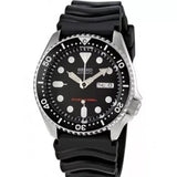 Seiko Diver's Black Dial Silicone Strap Men Watch SKX007K1P
