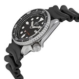 Seiko Diver's Black Dial Silicone Strap Men Watch SKX007K1P